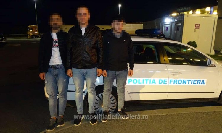 Trei cetățeni sirieni depistați în boscheții din apropierea P.T.F. Calafat