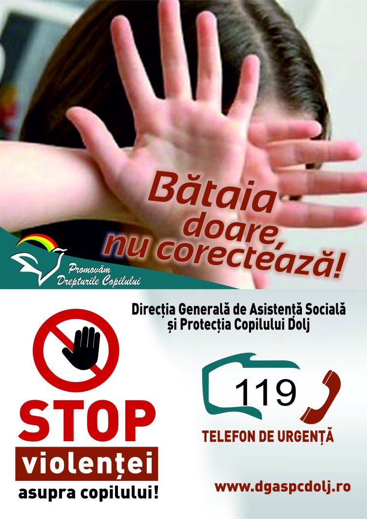 Campanie de informare si educare a DGASPC Dolj