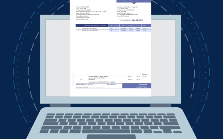Dispar facturile pe hârtie de la 1 ianuarie. Toate vor fi emise electronic.